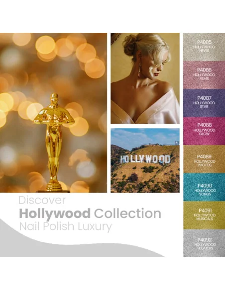 ***PURPLE NAIL POLISH LUXURY HOLLYWOOD FILMS 10ML***