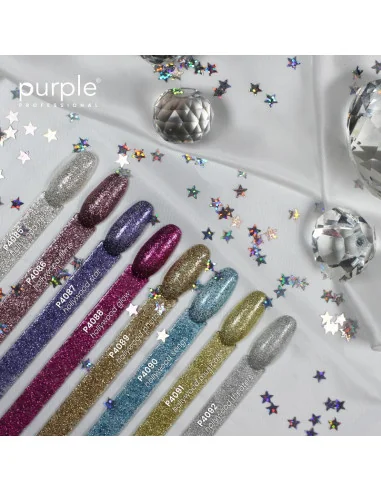 PURPLE NAIL POLISH LUXURY HOLLYWOOD STAR 10ML