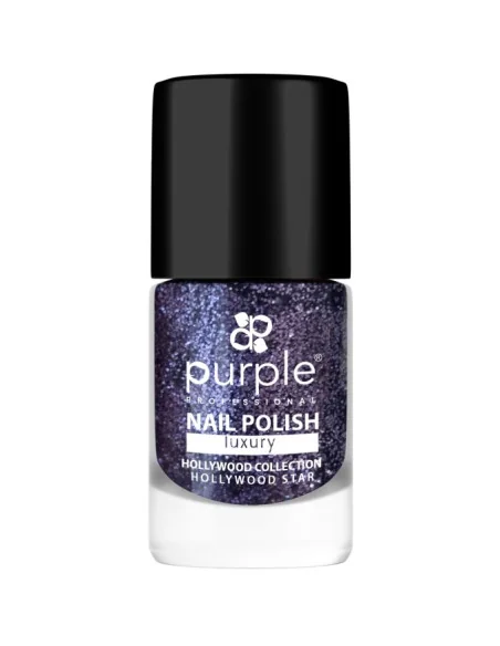 PURPLE NAIL POLISH LUXURY HOLLYWOOD STAR 10ML