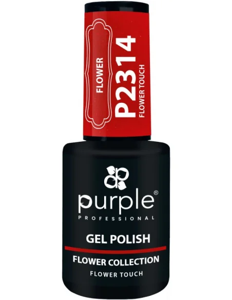 PURPLE GEL POLISH COLOR FLOWER TOUCH 10ML