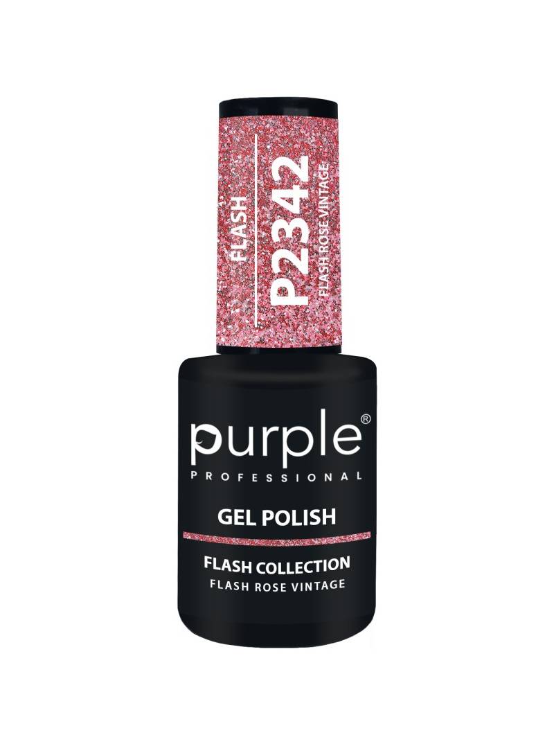 Mathiss|PURPLE GEL POLISH COLOR FLASH ROSE VINTAGE 10ML|5600920741448