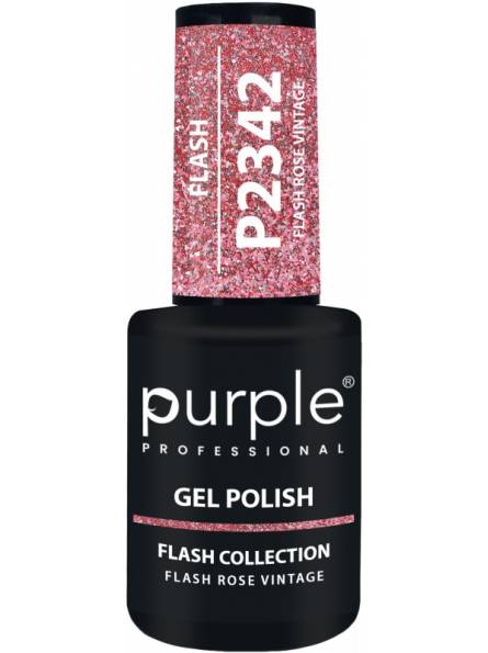 Mathiss|PURPLE GEL POLISH COLOR FLASH ROSE VINTAGE 10ML|5600920741448