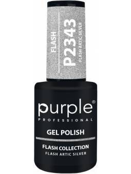 Mathiss|PURPLE GEL POLISH COLOR FLASH ARTIC SILVER 10ML|5600920741455