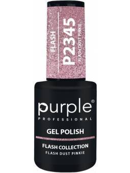 Mathiss|PURPLE GEL POLISH COLOR FLASH DUST PINKIE 10ML|5600920741479