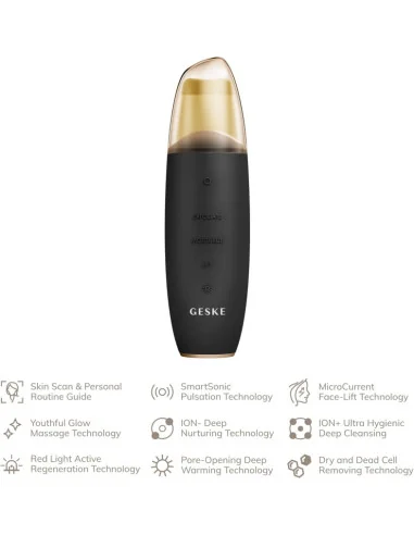 Geske Microcurrent Skin Scrubber & Blackhead Remover 9 In 1
