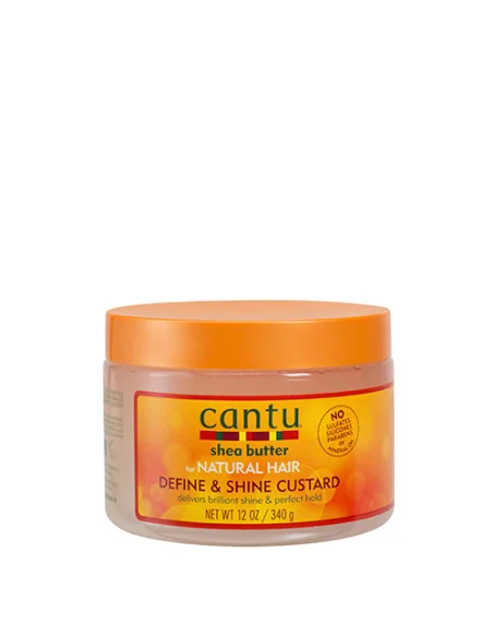 CANTU SHEA BUTTER NATURAL HAIR DEFINE & SHINE CUSTARD 340GR