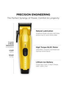 COCCO HYPER VELOCE PRO CLIPPER AMARILLO 2