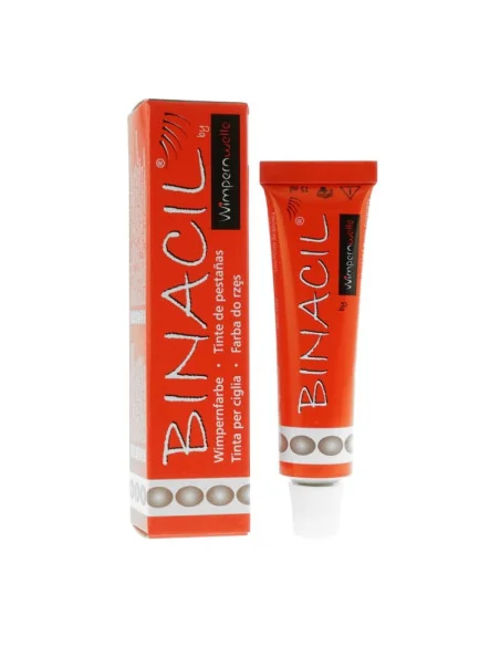 BINACIL TINTE DE PESTAÑAS Y CEJAS CASTAÑO CLARO 15ML