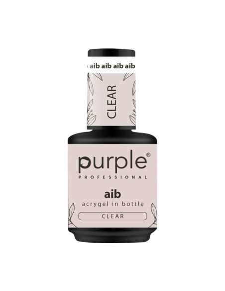 PURPLE ACRYGEL IN BOTTLE CLEAR 15ML