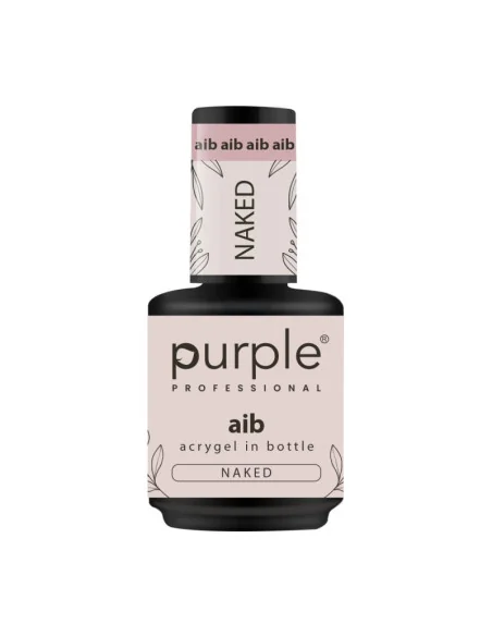 PURPLE ACRYGEL IN BOTTLE NAKED 15ML