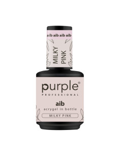 PURPLE ACRYGEL IN BOTTLE MILKY PINK 15ML