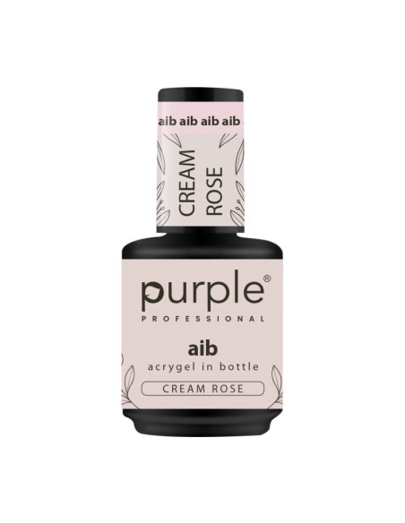 PURPLE ACRYGEL IN BOTTLE CREAM ROSE 15ML