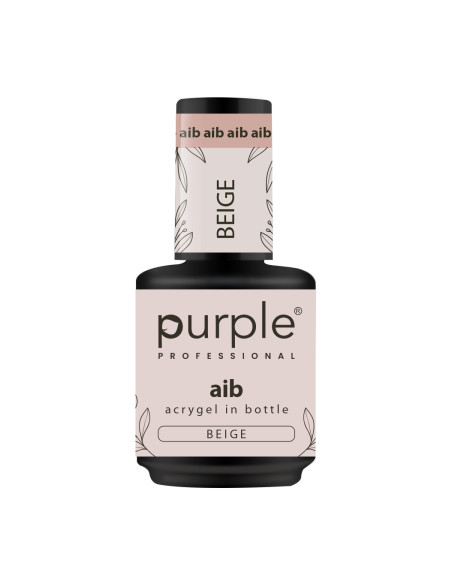 PURPLE ACRYGEL IN BOTTLE BEIGE 15ML