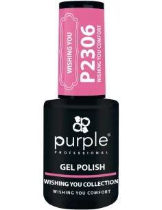PURPLE GEL POLISH COLOR WISHING YOU COMFORT 10ML
