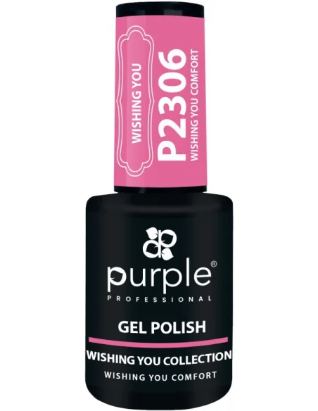 PURPLE GEL POLISH COLOR WISHING YOU COMFORT 10ML