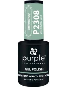 PURPLE GEL POLISH COLOR WISHING YOU LUCK 10ML