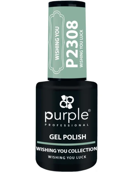PURPLE GEL POLISH COLOR WISHING YOU LUCK 10ML