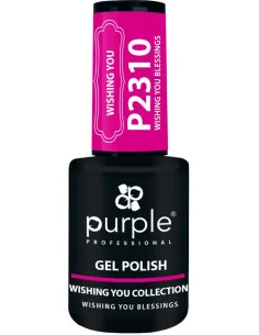 PURPLE GEL POLISH COLOR WISHING YOU JOY 10ML