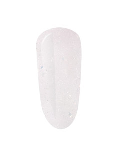 PURPLE BUILDER IN BOTTLE WHITE MULTI FLAKES 15ML 2