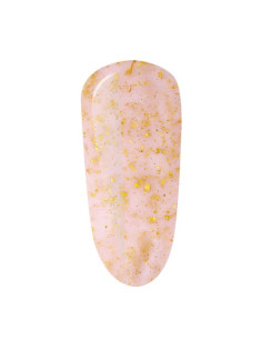 PURPLE BUILDER IN BOTTLE PINK GOLD FLAKES 15ML 2
