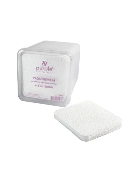 PURPLE NAIL PADS PREMIUM MICRO-PERFORADAS 6CMX6CM 200UNI