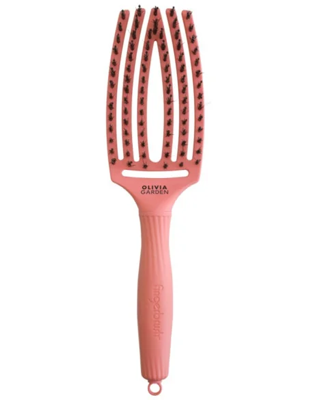 Olivia Garden Fingerbrush Boar & Nylon Medium Radiant Peach