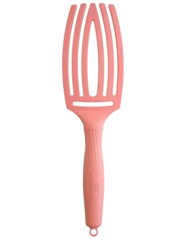 Olivia Garden Fingerbrush Boar & Nylon Medium Radiant Peach