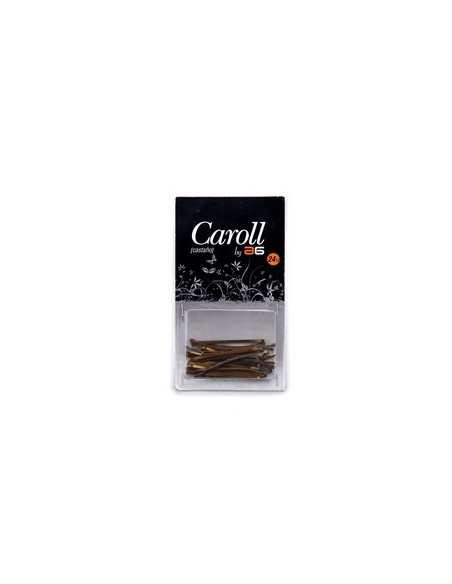 AG CAROLL CLIPS ANTIDESLIZANTES CASTAÑOS 24UDS