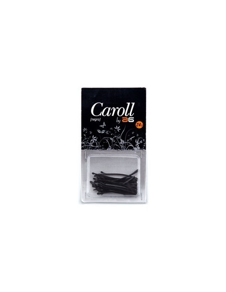 AG CAROLL CLIPS NEGROS 24UDS
