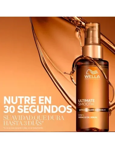 WELLA ULTIMATE SMOOTH MIRACLE OIL SERUM 100ML