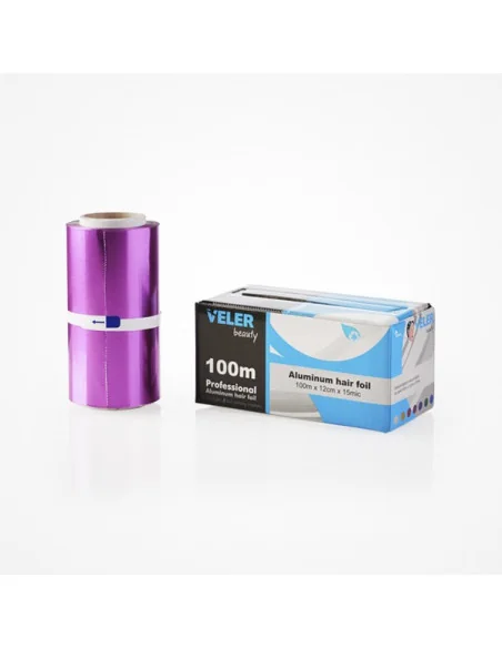 VELER BEAUTY ALUMINIO ROSA LISO ROLLO 100M X 12 CM