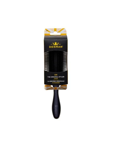 DENMAN CEPILLO D4P NEGRO MATE 9 FILAS
