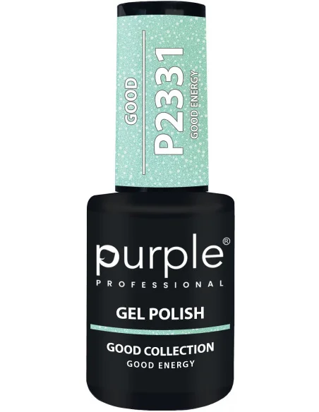 PURPLE GEL POLISH COLOR GOOD ENERGY 10ML