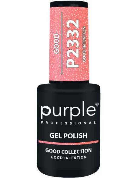 PURPLE GEL POLISH COLOR GOOD INTENTATION 10ML