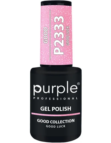 PURPLE GEL POLISH COLOR GOOD LUCK 10ML