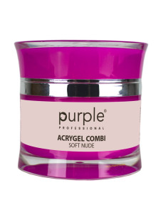 PURPLE ACRYGEL COMBI SOFT NUDE 100ML