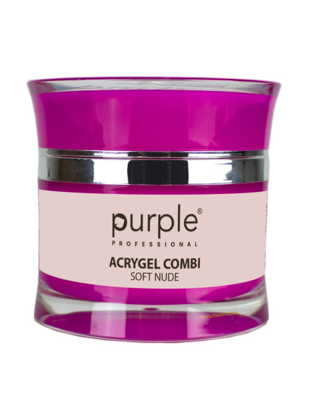 PURPLE ACRYGEL COMBI SOFT NUDE 100ML