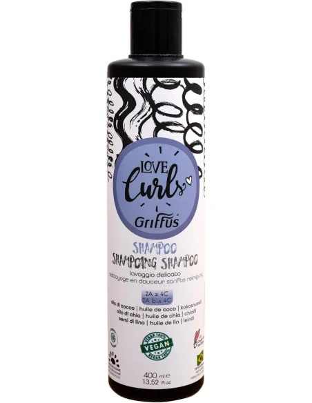 GRIFFUS LOVE CURLS CHAMPU LIMPIEZA SUAVE 400ML (2A-4C)