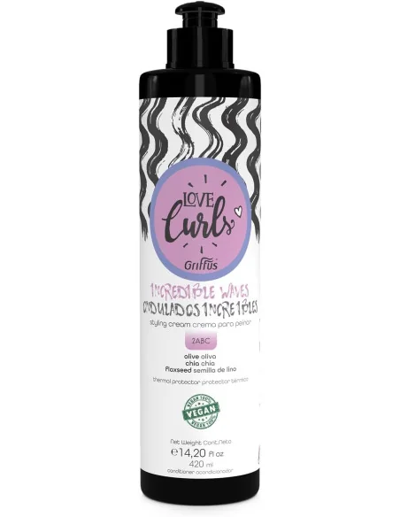 GRIFFUS LOVE CURLS CREMA DE PEINAR ONDULADOS INCREIBLES 420ML (2ABC)