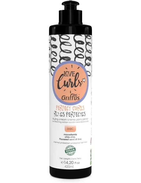 GRIFFUS LOVE CURLS CREMA DE PEINAR RI ZOS PERFECTOS 420ML  (3ABC)