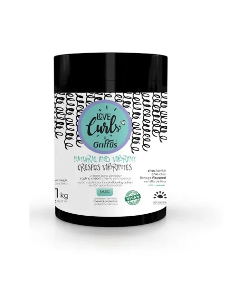 GRIFFUS LOVE CURLS CREMA DE PEINAR CRESPOS VIBRANTES 1000ML (4ABC)