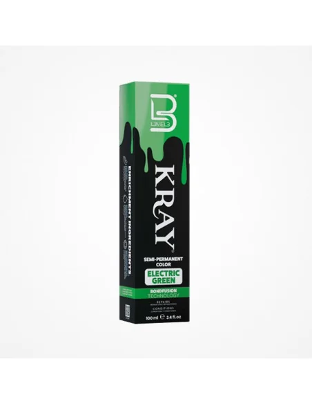 L3VEL3 KRAY SEMI-PERMANENT COLOR ELECTRIC GREEN 100ML