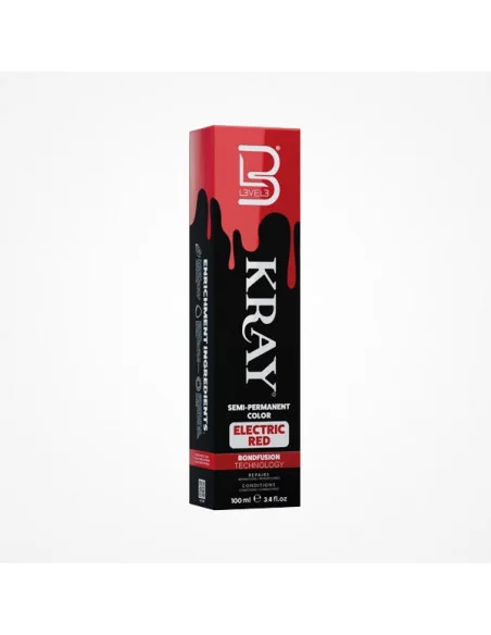 L3VEL3 KRAY SEMI-PERMANENT COLOR ELECTRIC RED 100ML