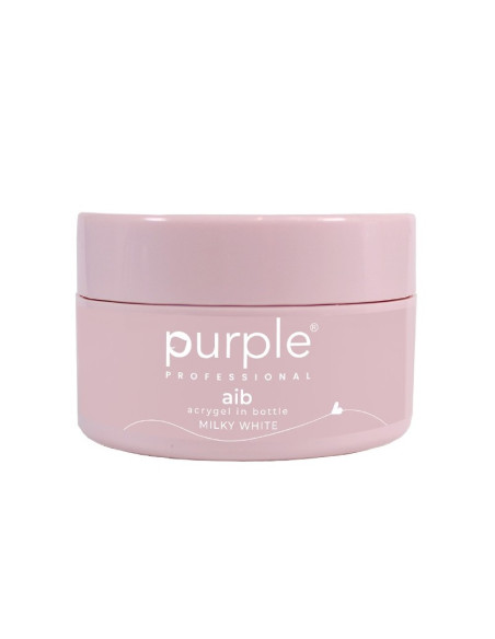 PURPLE ACRYGEL IN BOTTLE MILKY WHITE 50ML