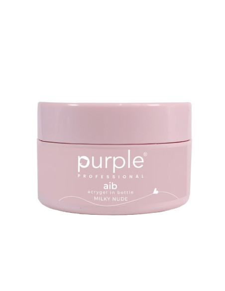 PURPLE ACRYGEL IN BOTTLE MILKY NUDE 50ML