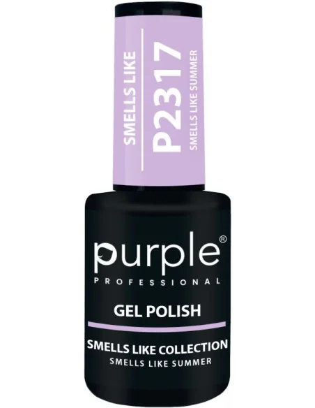 PURPLE GEL POLISH COLOR SMELLS LIKE SUMMER 10ML