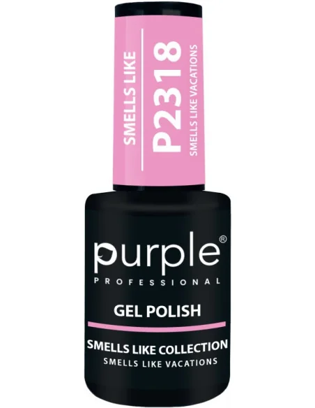 PURPLE GEL POLISH COLOR SMELLS LIKE VACATIONS 10ML