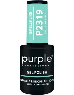 PURPLE GEL POLISH COLOR SMELLS LIKE BEACH 10ML