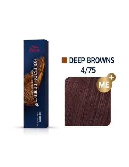 WELLA KOLESTON PERFECT ME+ 4/75 DEEP BROWNS 60ML