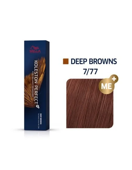 WELLA KOLESTON PERFECT ME+ 7/77 DEEP BROWNS  60ML